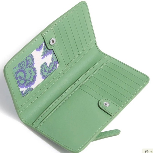 Vera Bradley Vegan Leather Wallet NWT - Picture 1 of 5